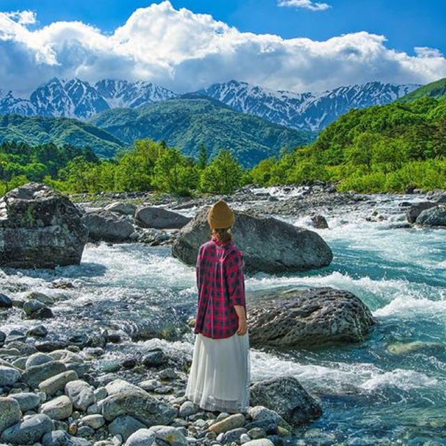 長野県 白馬村松川