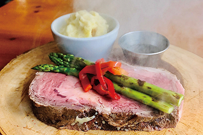 ステーキディナー