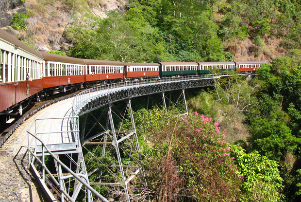 ケアンズのオプショナルツアー キュランダ高原列車 で自然を満喫 Tripiteasy