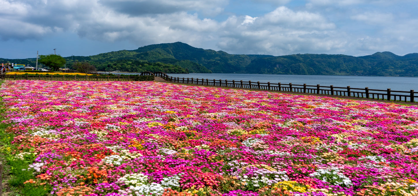 Water activities at Lake Ikeda