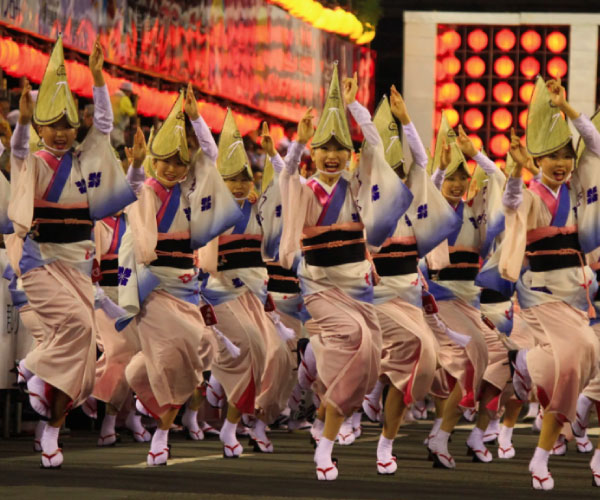 Enjoy Awa Dance Festival in Tokushima 2 Days Bus Tour