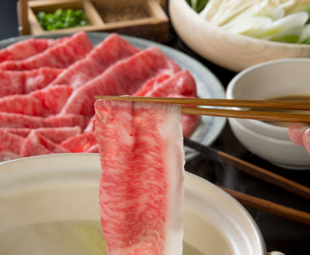 Tottori wagyu beef shabu-shabu