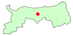 Map of Misasa Onsen