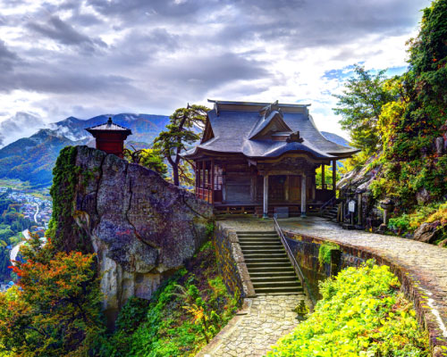 Yamadera Temple walking Tour with English Guide