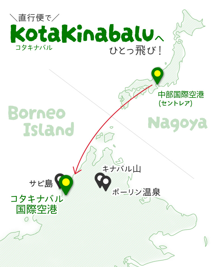 コタキナバルマップ