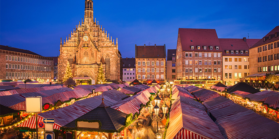 ドイツ ニュルンベルクのクリスマスマーケット
