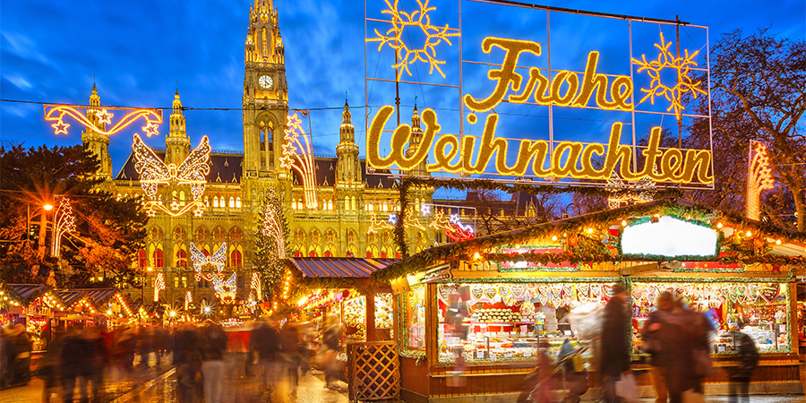 オーストリア ウィーンのクリスマスマーケット