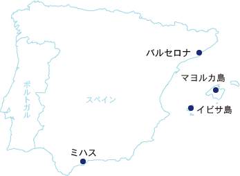 スペイン・ポルトガル地図