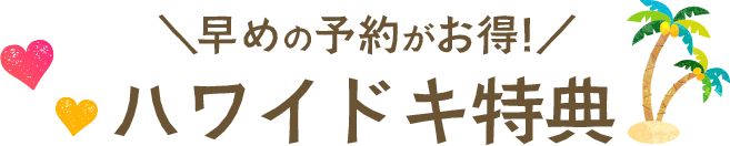 ハワイ ドキ特典