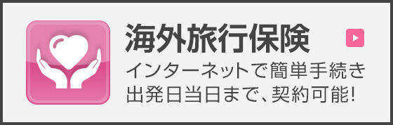 海外旅行保険 インターネットで簡単手続き 出発当日まで、契約可能！