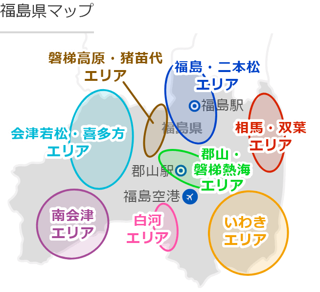 福島の地図