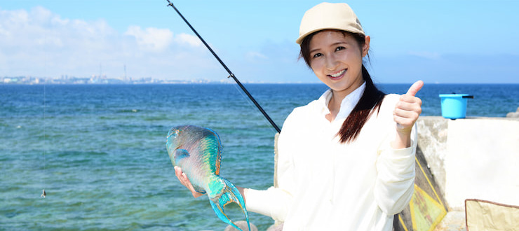 沖縄で釣り