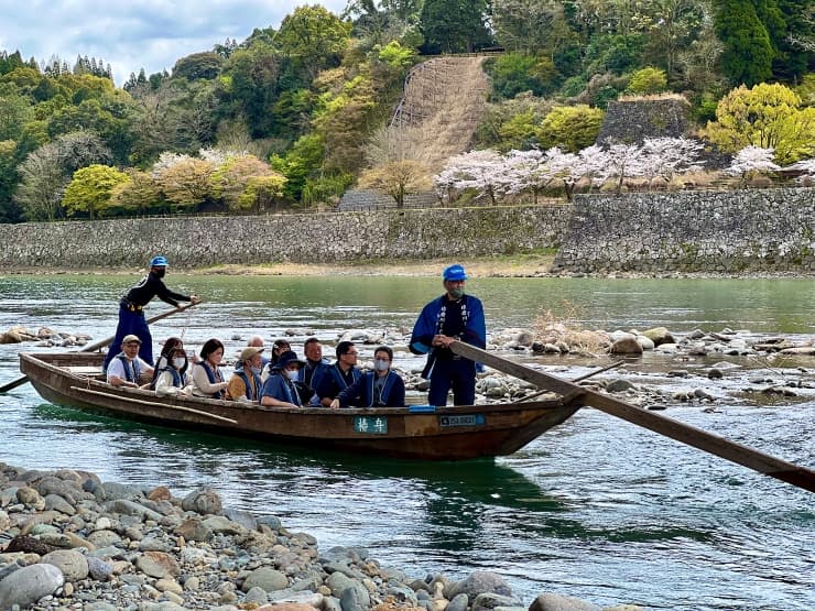 球磨川くだり清流復興コース①　提供：球磨川くだり株式会社