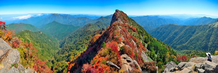 石鎚山の紅葉