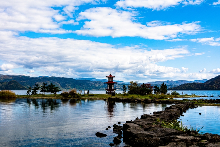 洞爺湖浮見堂公園