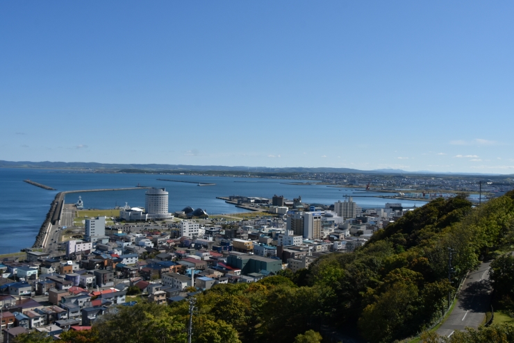 稚内市街全景（稚内公園）_稚内市提供