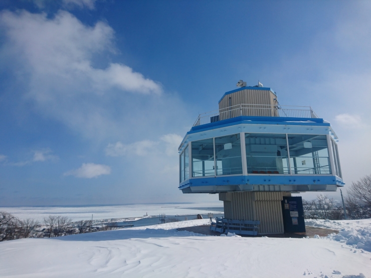 紋別公園流氷展望台　提供：紋別観光振興公社