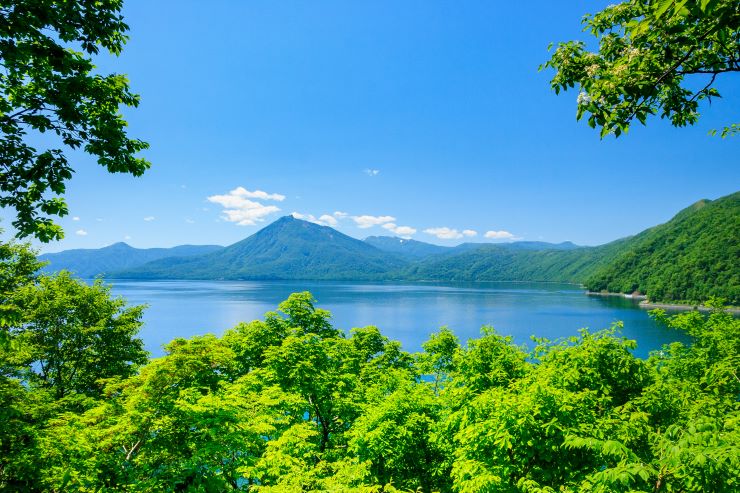 支笏湖の風景