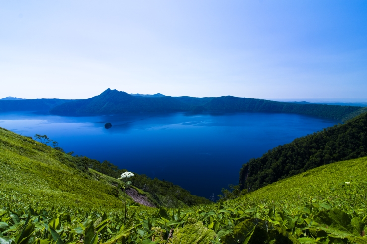 夏の摩周湖