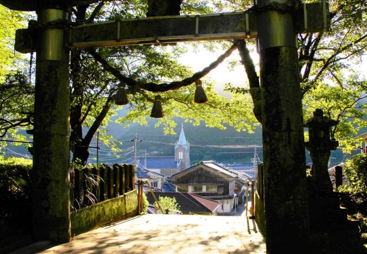 﨑津諏訪神社1　提供：熊本県観光連盟