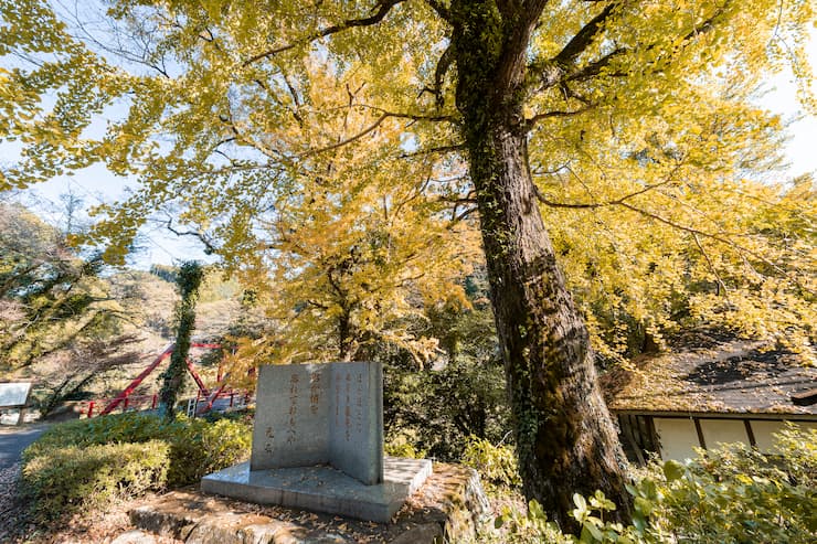 古湯温泉にある斎藤茂吉の歌碑　提供：佐賀県観光連盟