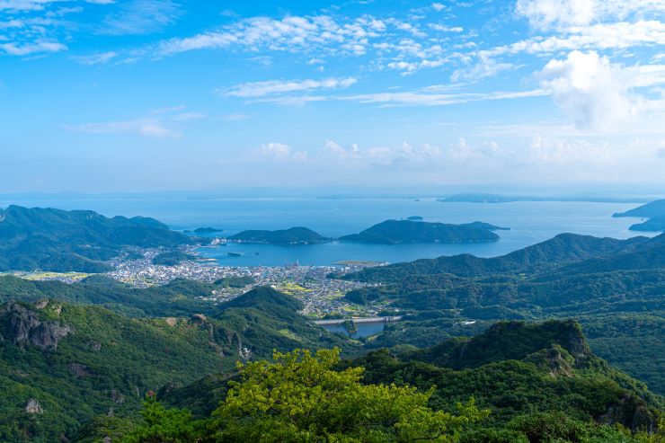 寒霞渓からの景色