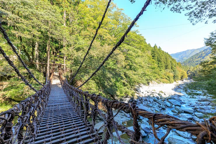 徳島県_祖谷のかずら橋