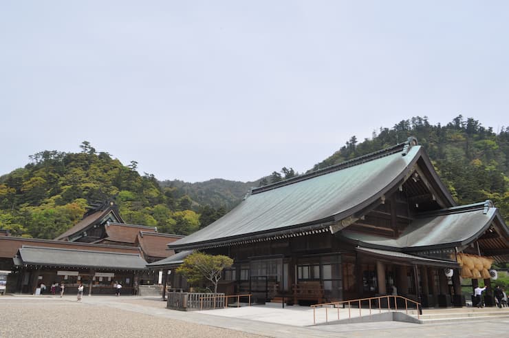 島根県_出雲大社_出雲大社　拝殿・本殿