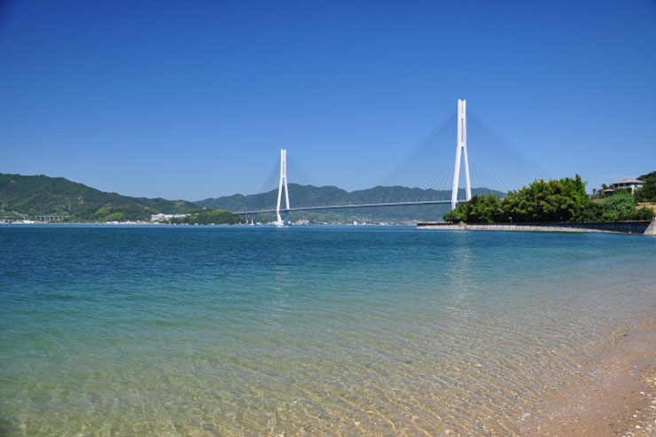 夏のしまなみ海道・多々羅大橋　提供：おのなび