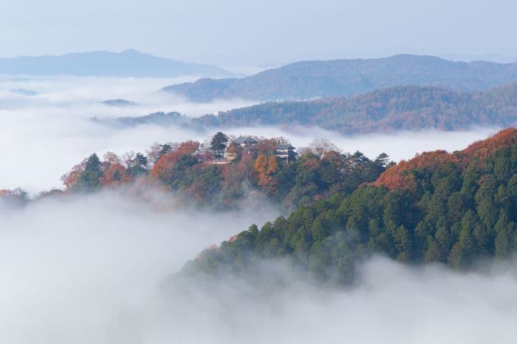 備中松山城　雲海