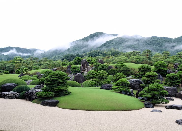 島根県_足立美術館_枯山水庭