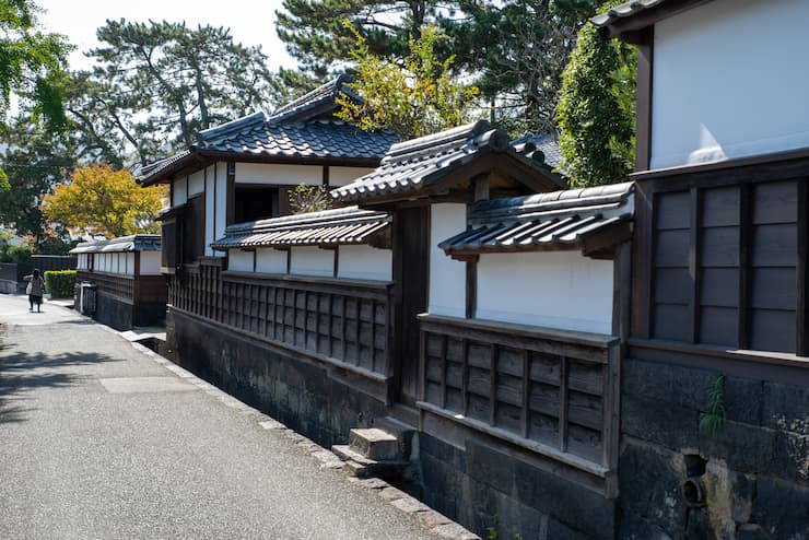 山口県_萩市の町並み