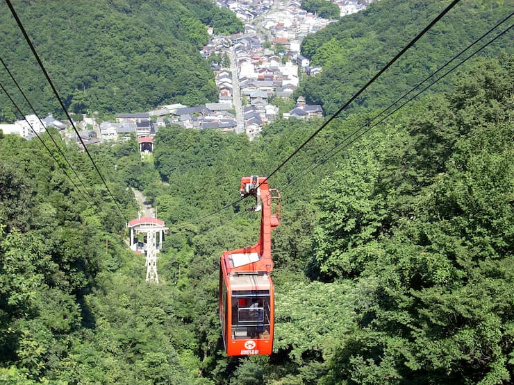 城崎ロープウェイ　提供：豊岡市