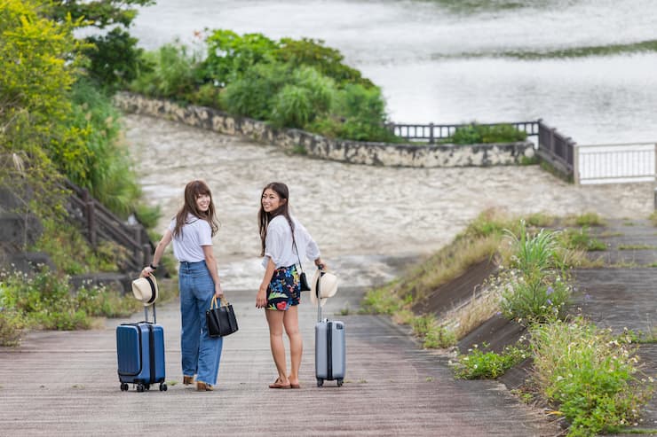 沖縄旅行の様子