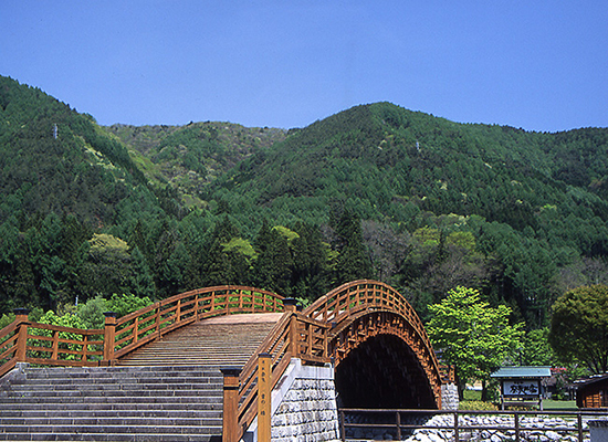 奈良井の木曽の大橋