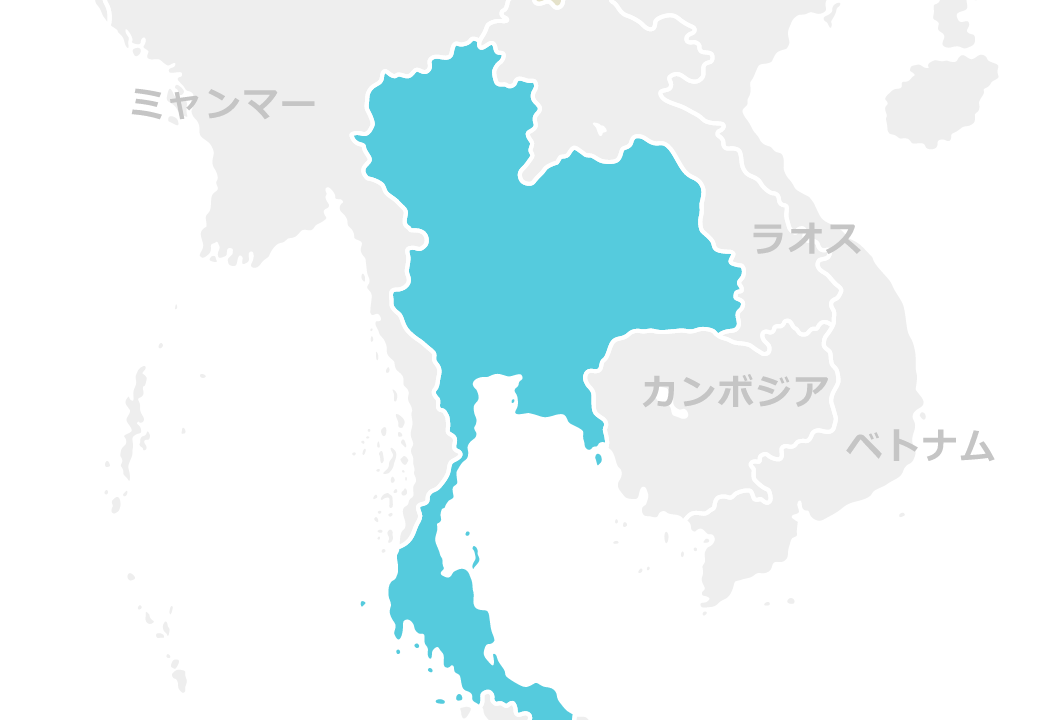 タイのマップ