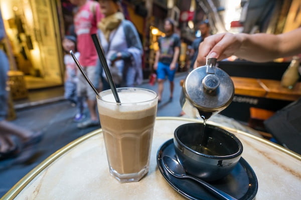 コーヒーの街で一息