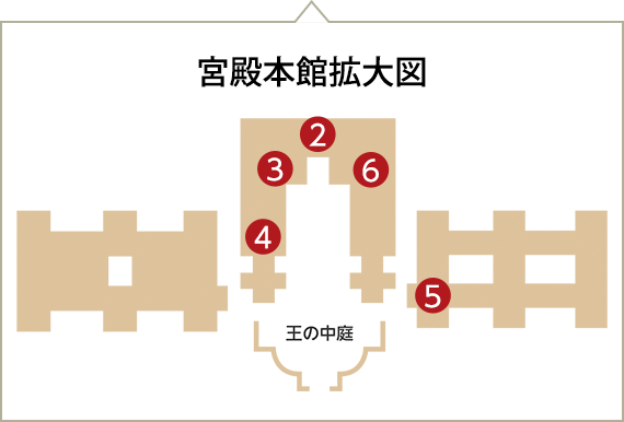 宮殿本館拡大図