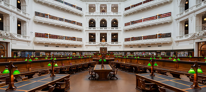 ビクトリア州立図書館（イメージ）