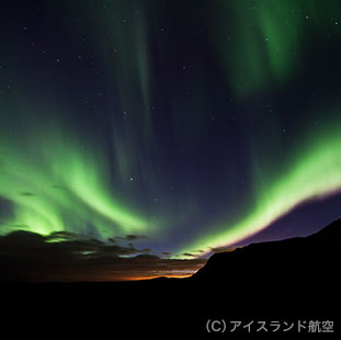 アイスランドのオーロラ